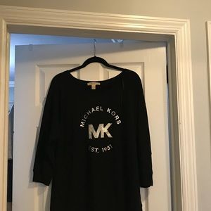 Black Michael Kors XL tunic